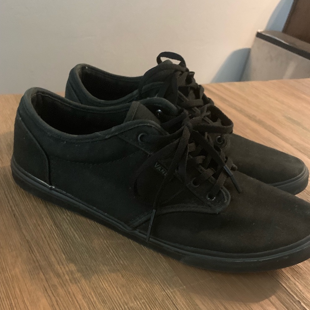 Vans All Black Low Profile womens 9.5